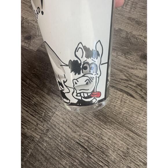 Vintage MCM Anchor Hocking Roving Eye Glasses Googly Here’s Looking At You RARE - Picture 2 of 13